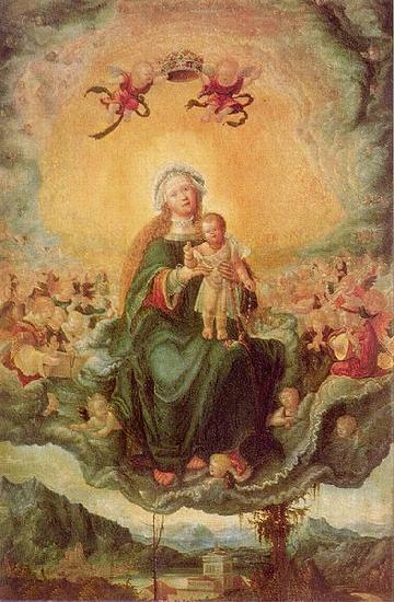 Albrecht Altdorfer Maria in der Glorie oil painting image